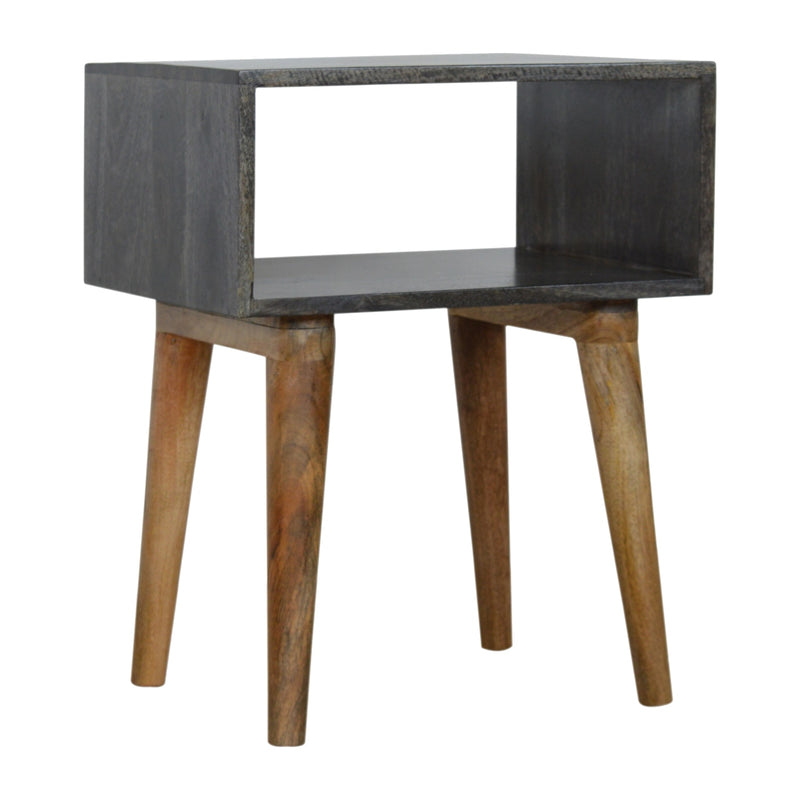 Carbon Black Open Nightstand