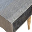 Carbon Black Open Nightstand