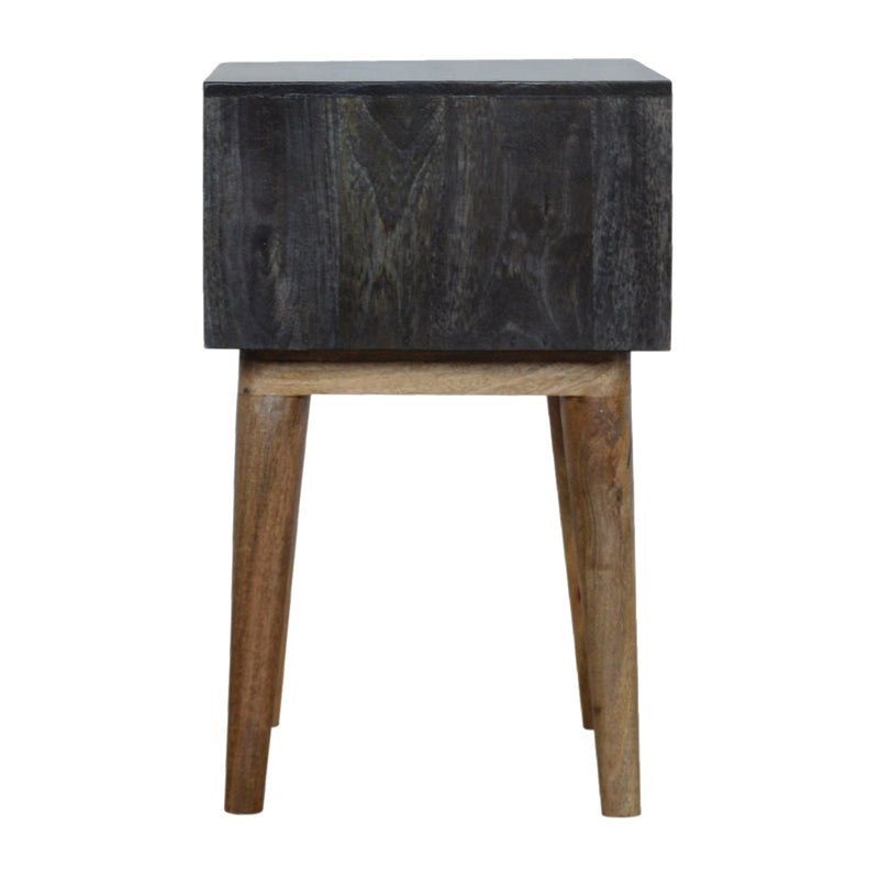 Carbon Black Open Nightstand