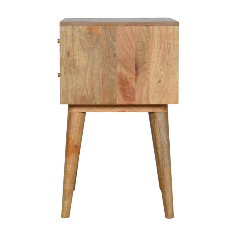 Blue Patterned Nightstand