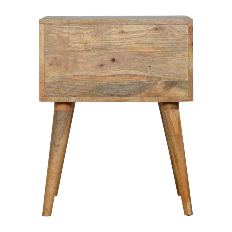 Blue Patterned Nightstand