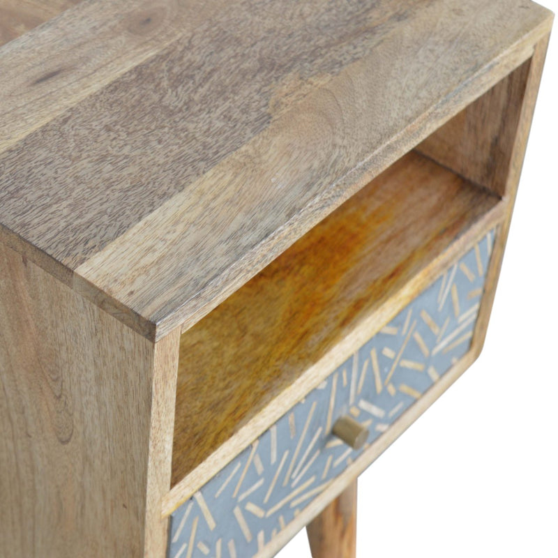 Mini Cement Chip Drawer Nightstand