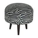 Zebra Nordic Style Footstool