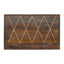 Geo Brass Flip Down Writing Desk