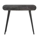 Ash Black Curve Console Table