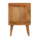 Navy Blue Honeycomb Nightstand