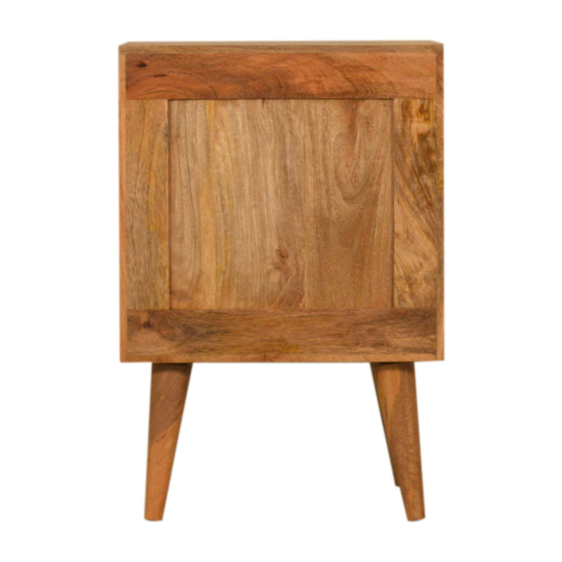 Navy Blue Honeycomb Nightstand