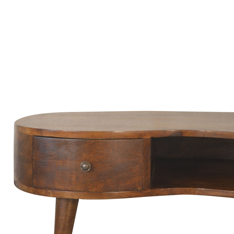 Chestnut Wave Coffee Table Artisan