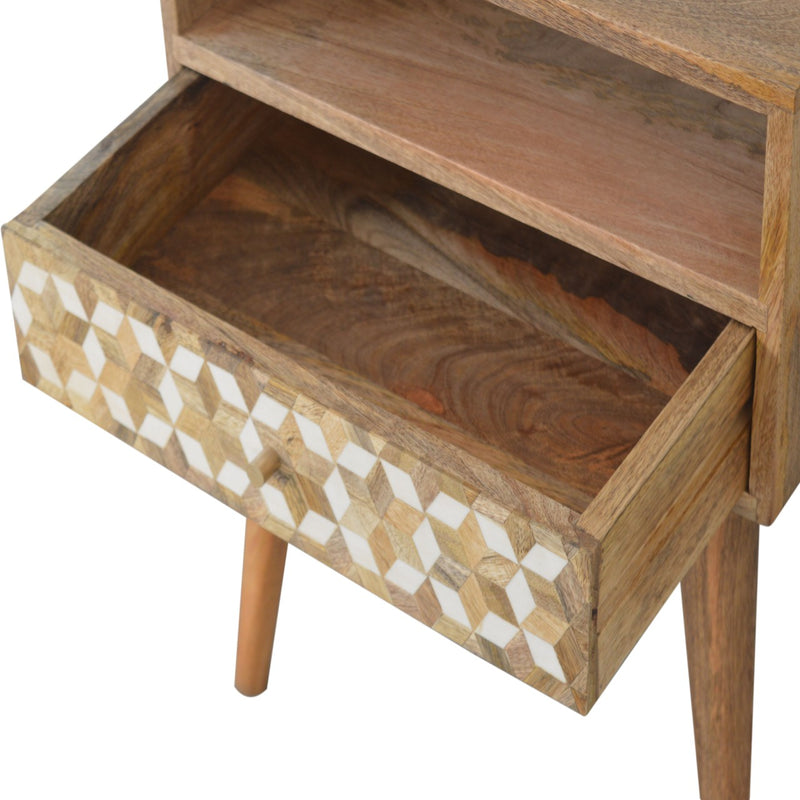 Mixed Cube Nightstand