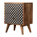Diamond Screen Printed Nightstand