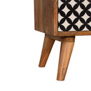 Diamond Screen Printed Nightstand