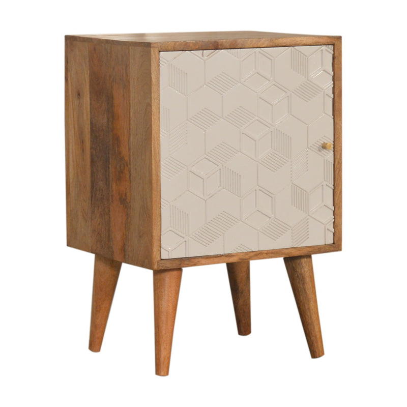 Acadia White Door Nightstand