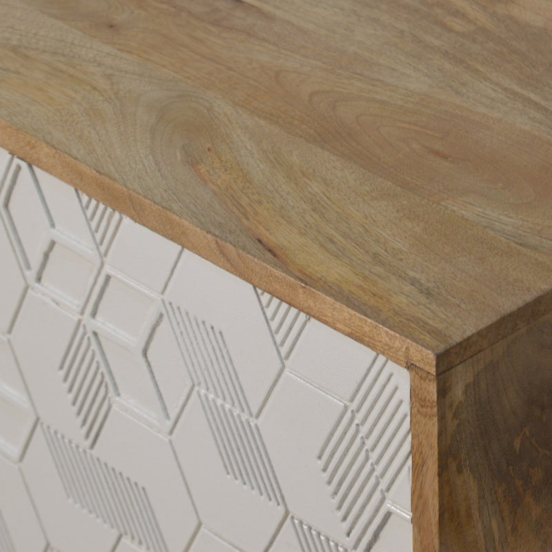 Acadia White Door Nightstand