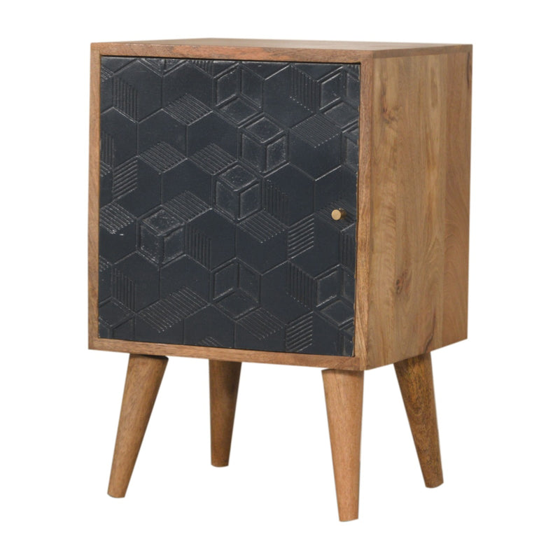 Acadia Black Nightstand