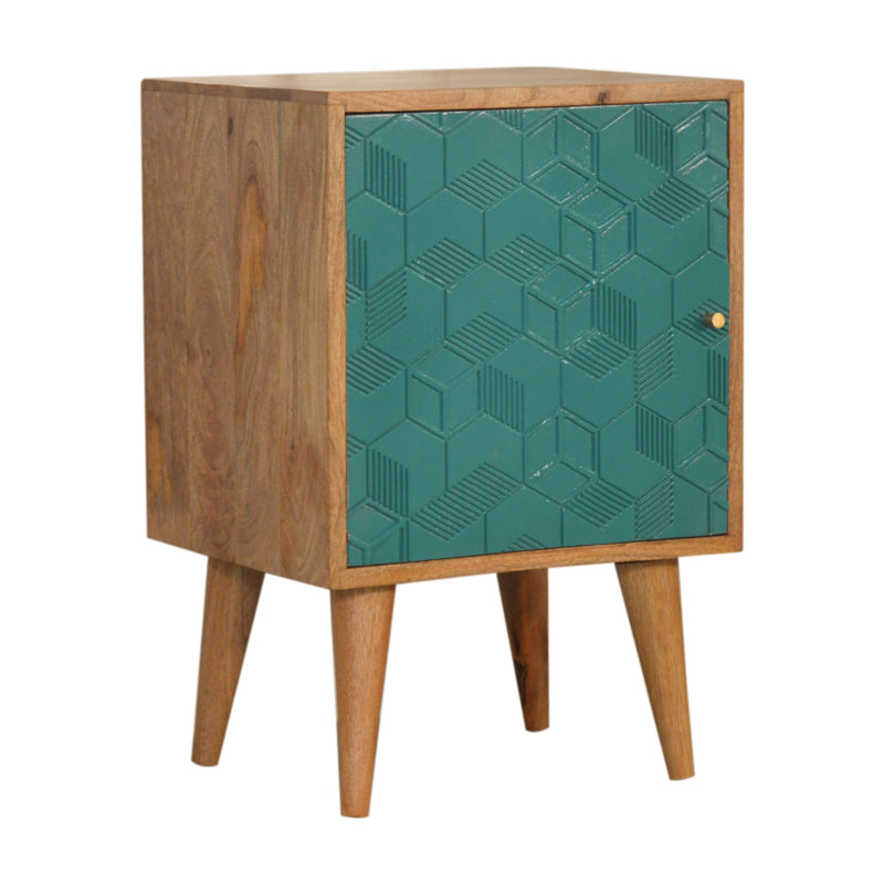 Acadia Teal Nightstand