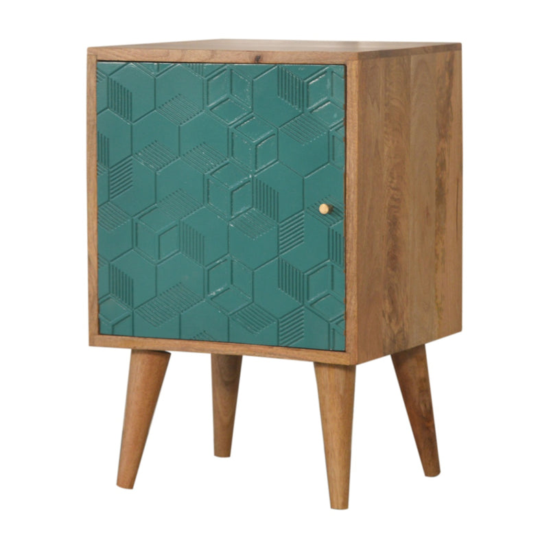 Acadia Teal Nightstand