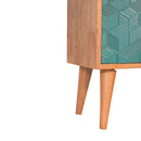 Acadia Teal Nightstand
