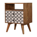 Stella Nightstand with Open Slot