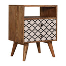 Stella Nightstand with Open Slot
