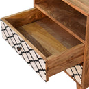 Stella Nightstand with Open Slot