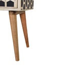 Honeycomb Bone Inlay Nightstand