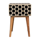 Honeycomb Bone Inlay Nightstand