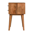 Teal Modern Solid Wood Nightstand