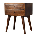 Chestnut Modern Solid Wood Nightstand