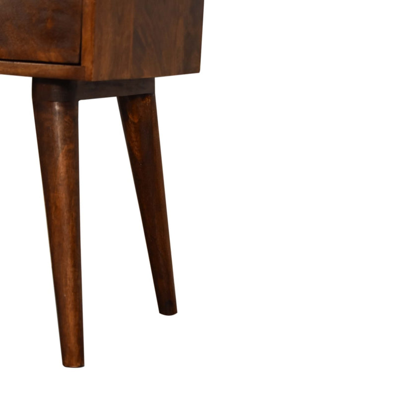 Chestnut Modern Solid Wood Nightstand