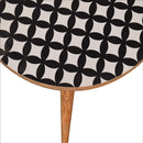 Monochrome End Table