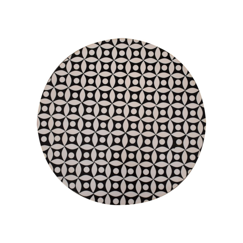 Diamond Print End Table