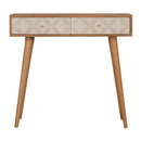 Milan White Console Table