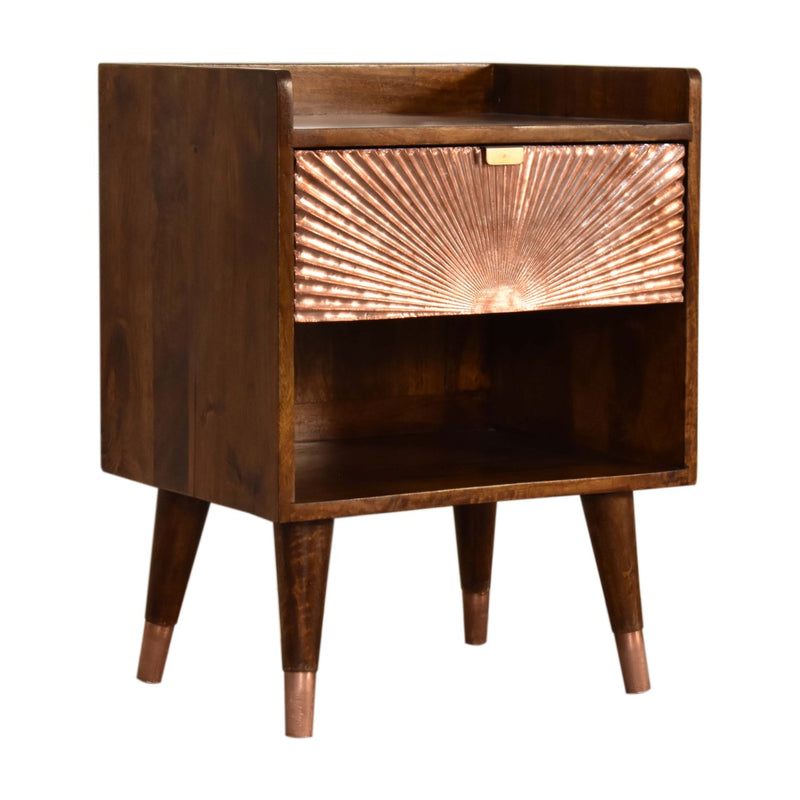 Manila Copper 1 Drawer Nightstand