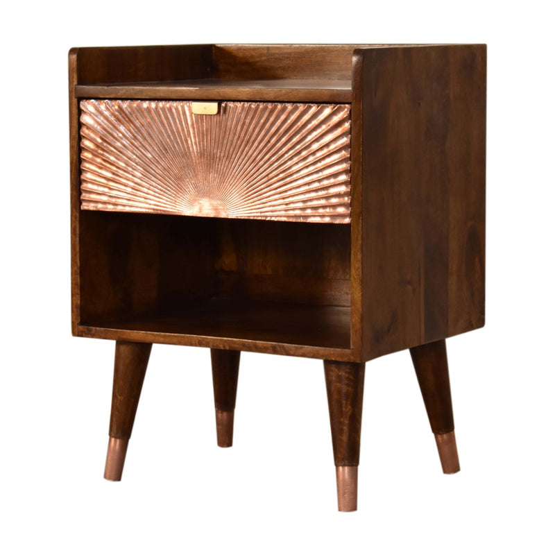 Manila Copper 1 Drawer Nightstand
