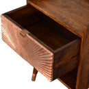 Manila Copper 1 Drawer Nightstand