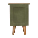 Olive Hand Painted Nightstand