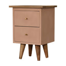 Blush Pink Hand Painted Nightstand