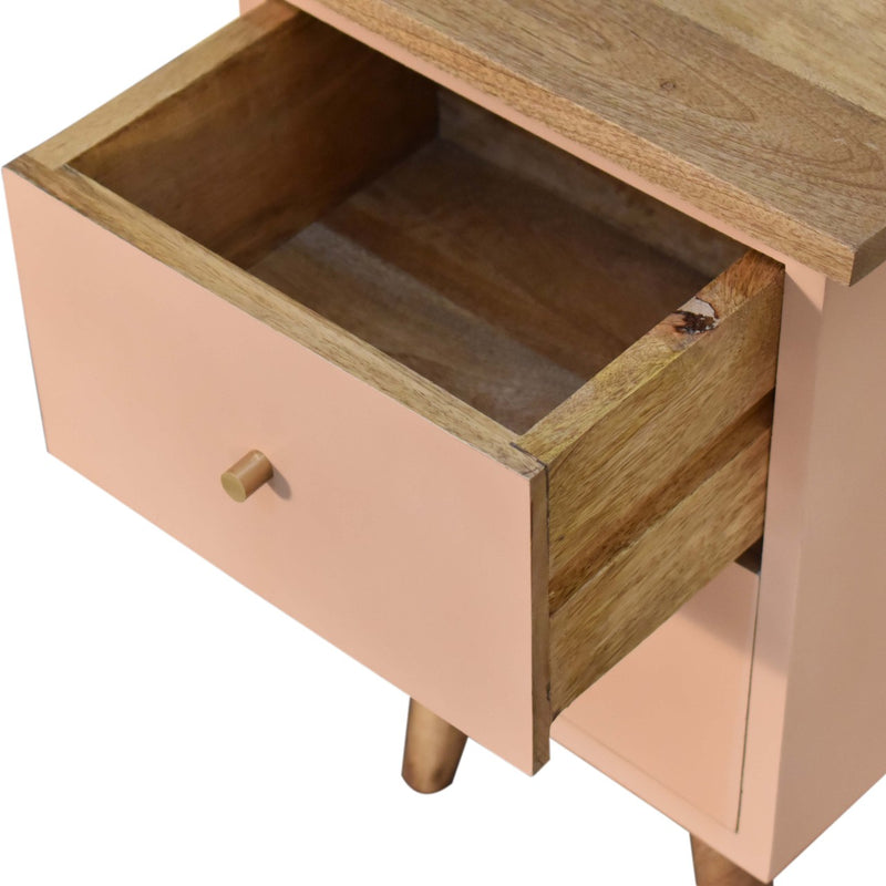 Blush Pink Hand Painted Nightstand