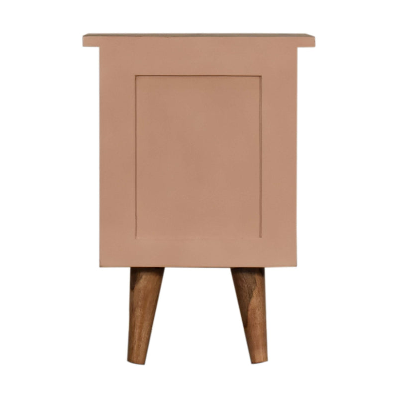 Blush Pink Hand Painted Nightstand