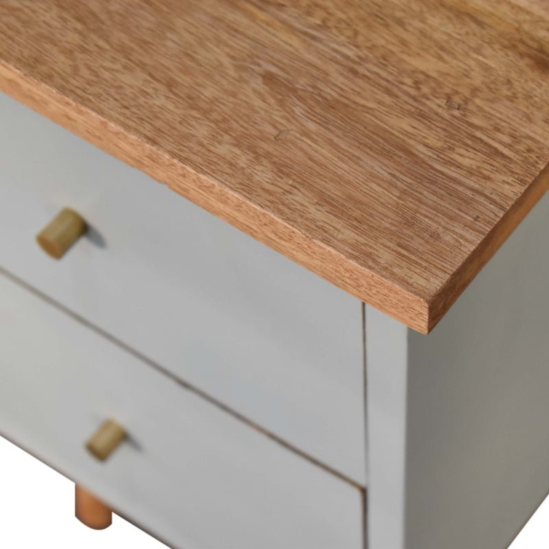 Sky Blue Hand Painted Nightstand