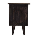 Black Hand Painted Nightstand