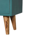 Teal Hand Painted Nightstand