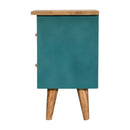 Teal Hand Painted Nightstand