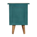 Teal Hand Painted Nightstand