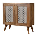 Geometric Screen Printed Cabinet
