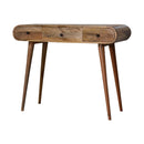 Oak-ish Round Dressing Table Artisan