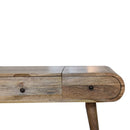 Oak-ish Round Dressing Table Artisan