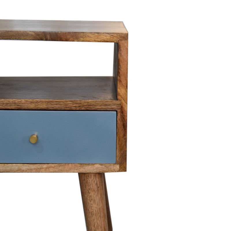 Mini Blue Hand Painted nightstand