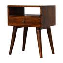 Modern Chestnut Solid Wood nightstand Artisan