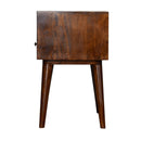 Modern Chestnut Solid Wood nightstand Artisan